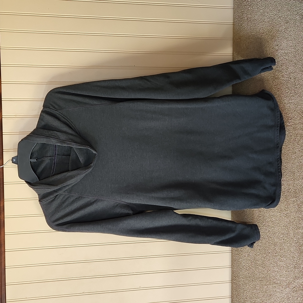 New Balance sweatshirt medium gray sleeves and bottom cinched